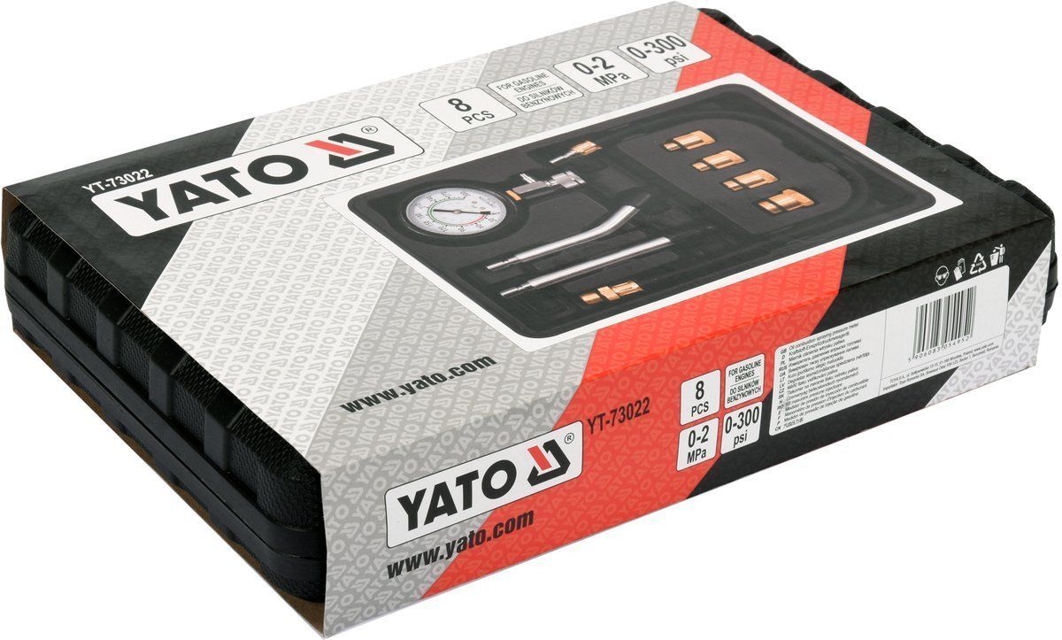 Manometru compresie pentru motoare benzina, Yato YT-73022 - MiroMoto